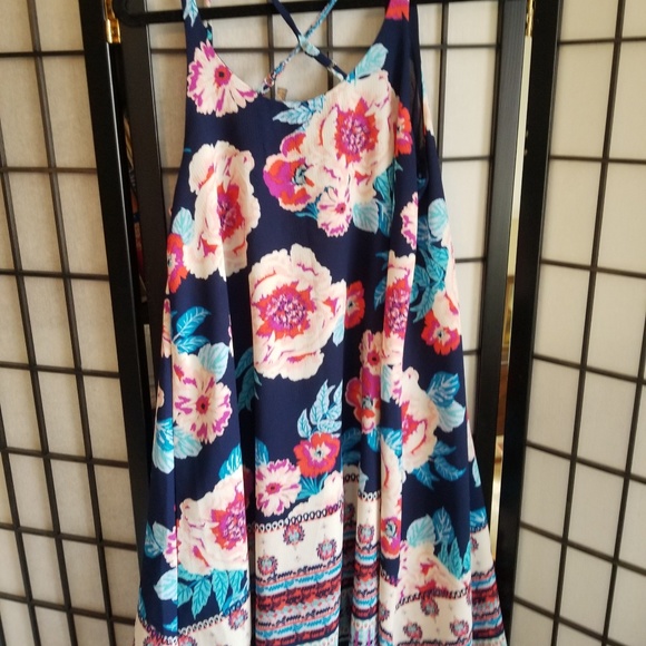 Boho floral dress nwot hippie summer - Picture 2 of 8